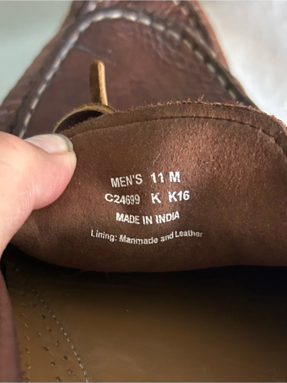 Men’s COLE HAAN Brown Leather Loafers Boat Shoes Moccasin-Style Size 11